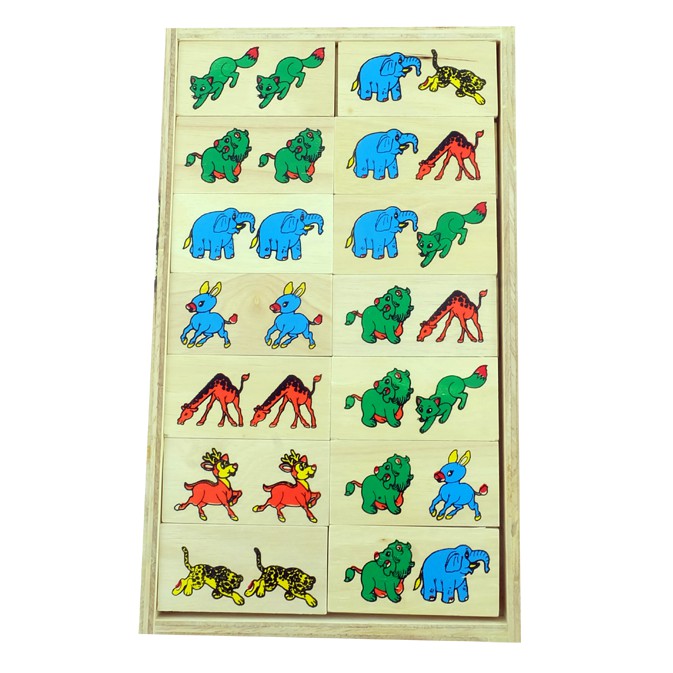 1129โดมิโนสัตว์ป่า-ของเล่นไม้-ของเล่นเสริมพัฒนาการ-ของเล่นเด็กอนุบาล-สื่อการสอนเด็กอนุบาล