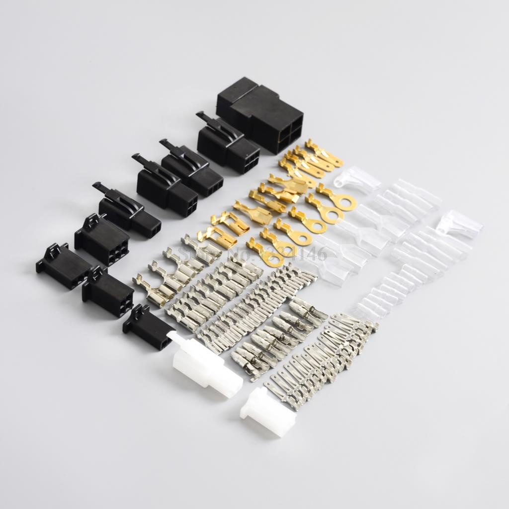 Motorcycle Wiring Loom Repair Kit Connector For Honda Yamaha Kawasaki