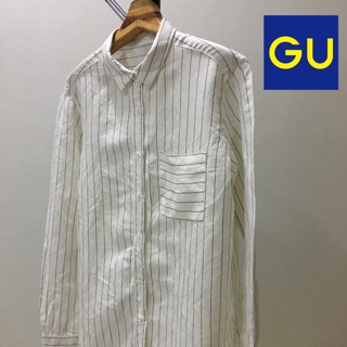 เสื้อเชิ้ต GU แท้💯 (size L)