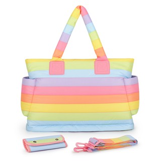 CiPU กระเป๋าคุณแม่ | กระเป๋าใส่ของเด็กอ่อน รุ่น AIRY Tote L สี Rainbow