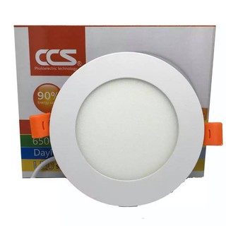 ไฟดาวไลท์ LED PANEL SLIM CCS วงกลม 9W แสงสีขาว