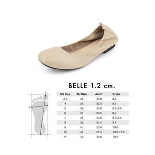 ภาพขนาดย่อของภาพหน้าปกสินค้าSweet Palettes รองเท้าหนังแกะ Belle Salmon จากร้าน sweetpalettes บน Shopee