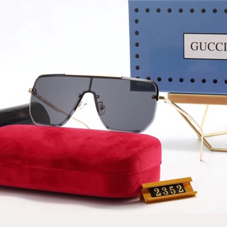 Gucci แว่นตากันแดด ไร้ขอบ ทรงสี่เหลี่ยม หรูหรา สไตล์วินเทจ แฟชั่น สําหรับผู้ชาย ผู้หญิง UV400 2022