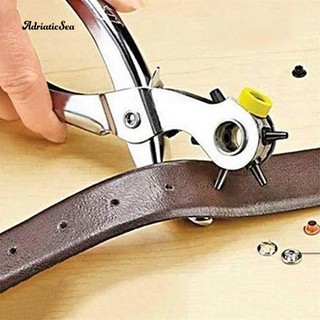 New+ Belt Hole Punch Strap Punching Forceps Complete Home Mending Solution