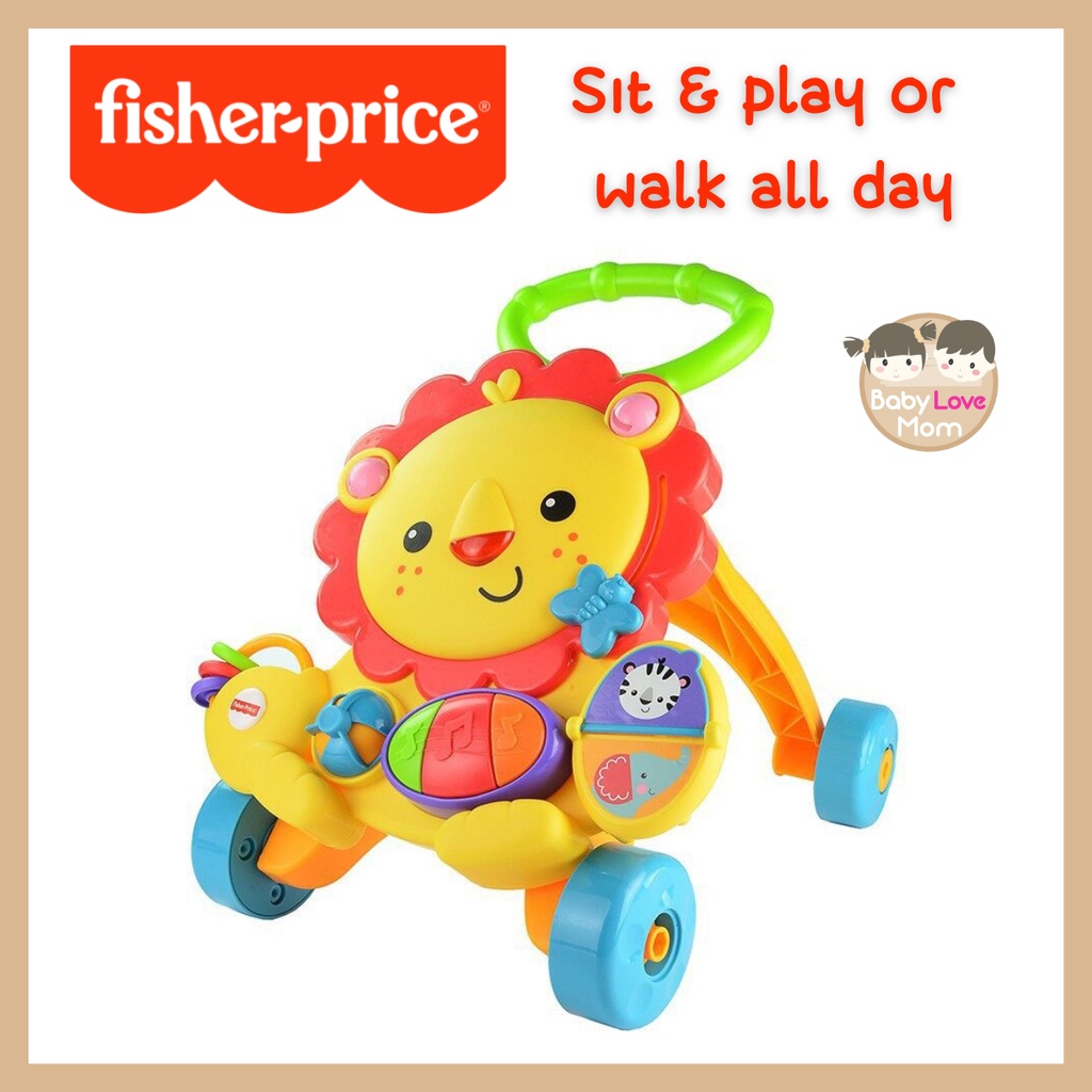 fisher-price-ฟิชเชอร์-ไพรส์-รถผลักเดิน-รถหัดเดิน-ลายสิงโต-musical-piano-lion-walker-ของเล่นเด็ก-ของเล่น