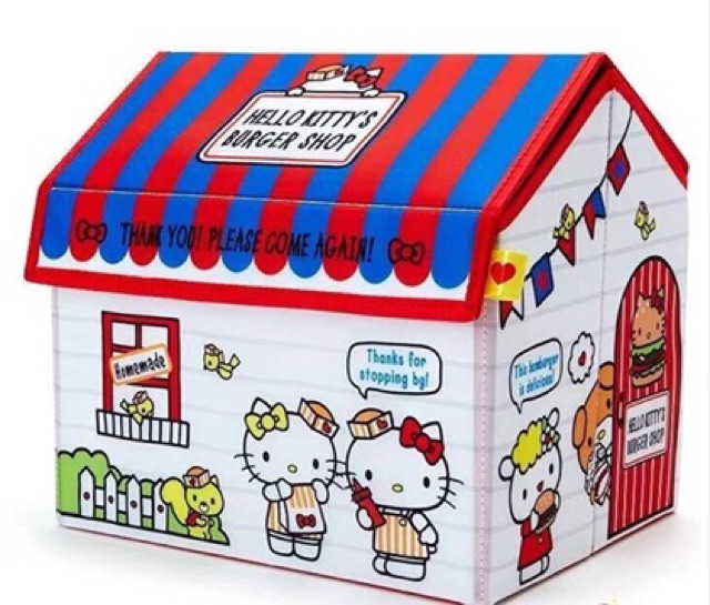 กล่องใส่ของรูปบ้าน-sanrio-house