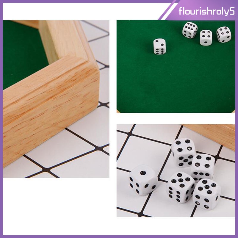 heavy-duty-12-octagonal-wooden-dice-tray-with-felt-lined-rolling-surface