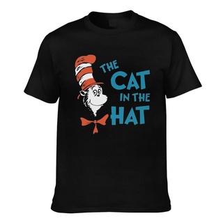 [2022]เสื้อยืด ผ้าฝ้าย พิมพ์ลาย The Cat In The Hat Father Dad คุณภาพดี แฟชั่นฤดูร้อน