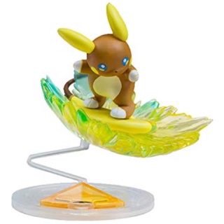 Pokemon Moncolle EX EZW-02 Alola Raichu Figure &amp; Z Crystal