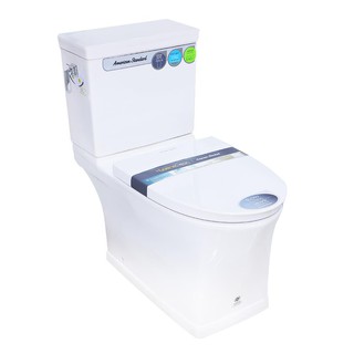 Sanitary ware 2-PIECE TOILET AMERICAN STANDARD 2425SC-WALL TILE-0 3/4.5L WHITE sanitary ware toilet สุขภัณฑ์นั่งราบ สุขภ