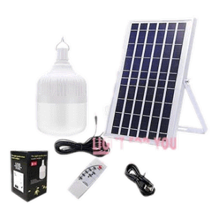 โปรโมชั่น : AT 300W ขายดี ไฟตุ้ม  150W โซล่าเซลล์ หลอดพี่โบ้ Solar Light หลอดไฟ พลังงานแสงอาทิตย์ v แผงโซล่าเซลล์และหลอดไฟ Led