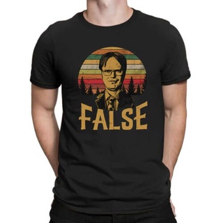 [S-5XL]The Office Tv Show Dwight Schrute False Vintage Men T Shirt Gift T Shirt For Men