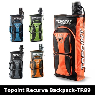 กระเป๋าเป้ Topoint TR89 Recurve Bow สำหรับอุปกรณ์ล่าสัตว์ภายในหลอดลูกศรพลาสติกและสายรัดเบาะนุ่มสบาย
