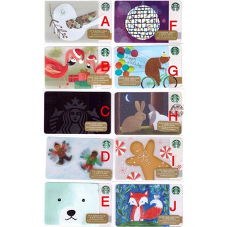 สินค้า Starbucks Card USA Christmas Holidays 2015-2016