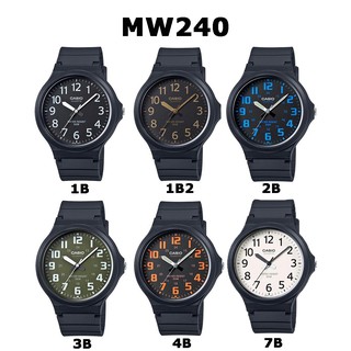 ภาพขนาดย่อของภาพหน้าปกสินค้าCASIO % รุ่น MW-240 นาฬิกาข้อมือผู้ชาย ขนาดใหญ่ กล่องและใบรับประกัน 1ปี MW240 จากร้าน wewatchs บน Shopee ภาพที่ 1