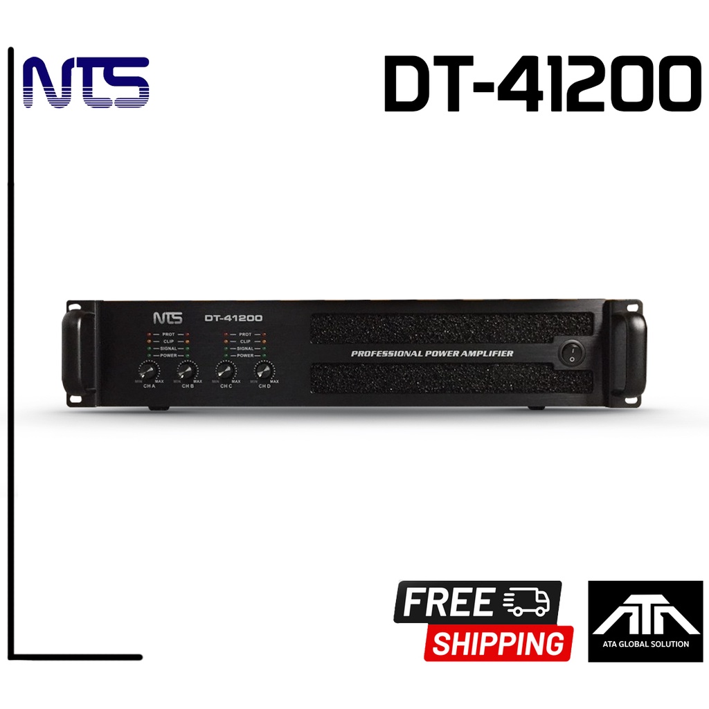 nts-dt-41200-poweramp-4ch-เพาเวอร์แอมป์-เป็นพาวเวอร์ที่มี-4-ช่อง-ขนาดความสูง-2u-เป็นเครื่องขยายเสียง-รูปแบบ-class-d