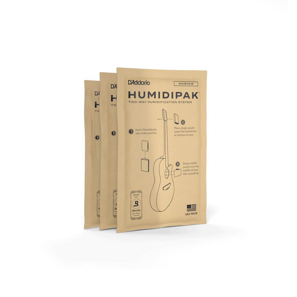ภาพหน้าปกสินค้าD'Addario Humidipak System Replacement Packets, 3-pack จากร้าน acousticvilla บน Shopee