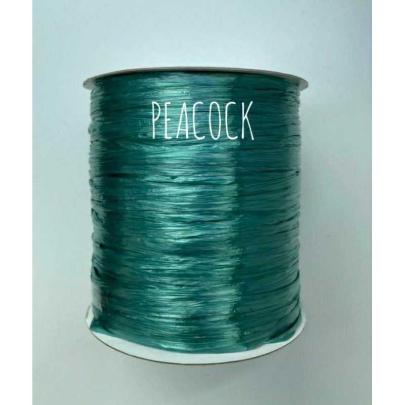 Metallic Tone Raffia yarn ไหมราฟเฟียยาว 250 ม. | Shopee Thailand