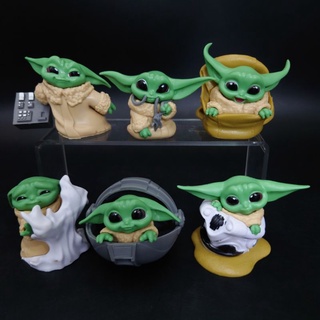 โมเดล Baby Yoda Star War 6 ตัว Set ใหม่ ขนาด 7 Cm ราคาถูก  น่ารักแบบขั้นสุดยอด พร้อมส่งจากไทยแบบเร็วที่สุด💥