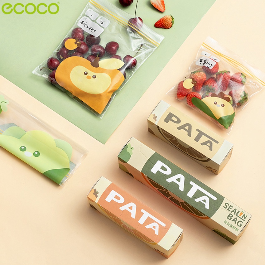 ecoco-ถุงแช่แข็ง-ถุงซิปล็อค-ถนอมอาหารใส่อาหาร