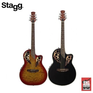 STAGG A-2006 กีตาร์โปร่งไฟฟ้า Acoustic Guitar