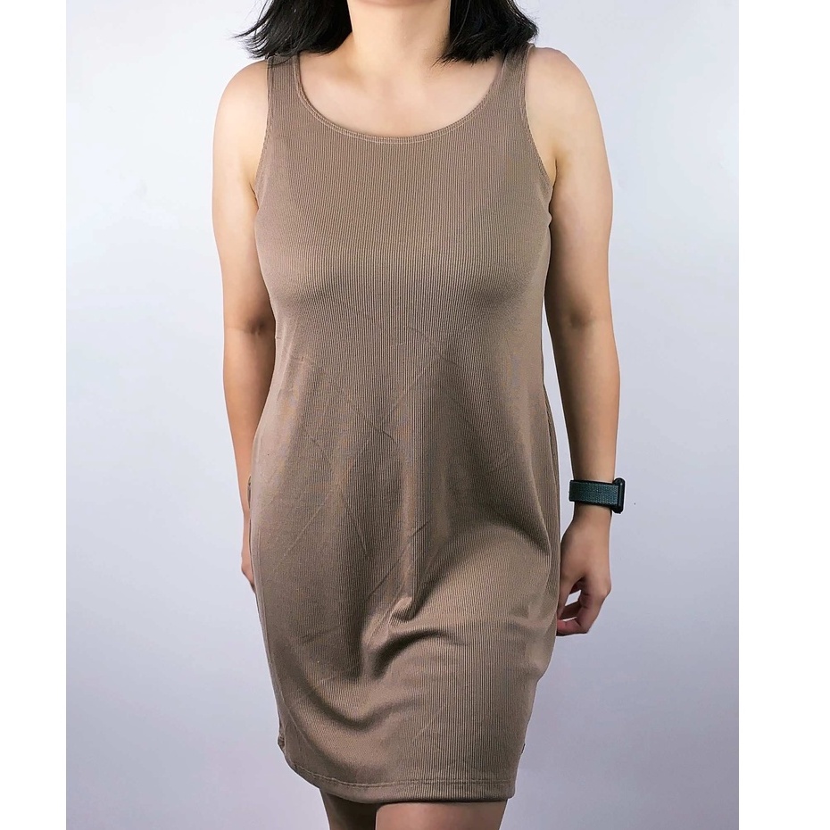 ผ้าร่อง-กล้ามเดรส-xxl-สั้นเหนือหัวเข่า-แบรนด์-chotyshop-สินค้าผลิตในไทย-สาวอวบคนอ้วนใส่ได้-qbalx-b