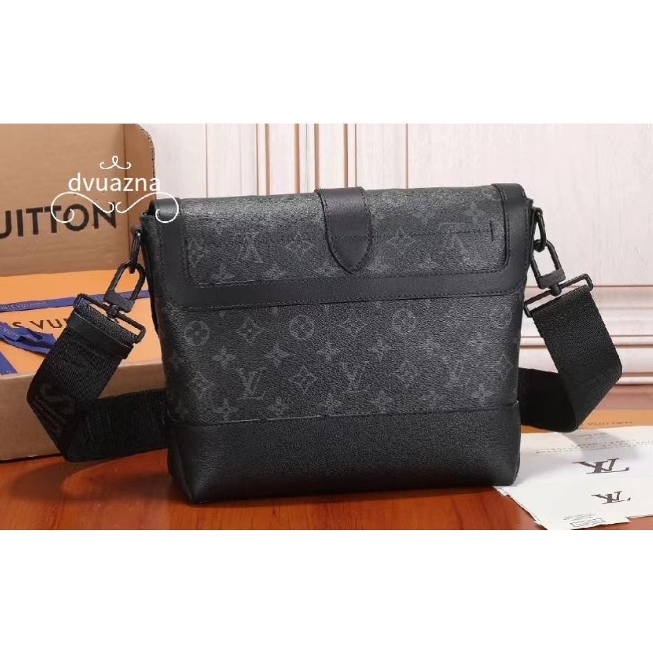 ของแท้-louis-vuitton-lv-saumur-canvas-one-shoulder-crossbody-bag