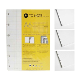 ภาพหน้าปกสินค้าFOLIO X TO NOTE Refill Paper (A6) : ไส้กระดาษสมุด (A6) ที่เกี่ยวข้อง