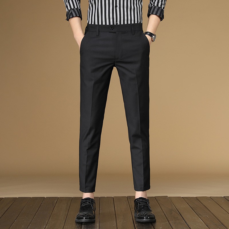 ภาพหน้าปกสินค้าราคาส่ง2ตัวขึ้นไป Pants 2009 กางเกงสแล็คชาย สไตล์เกาหลี ทรงกระบอกเล็ก จากร้าน mno.9 บน Shopee