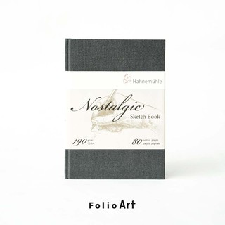 FOLIO ART : สมุดวาดภาพ Hahnemühle nostalgie sketch book portrait a5 ขนาด A5 แนวตั้ง กระดาษ 190 แกรม 40 แผ่น 8570115