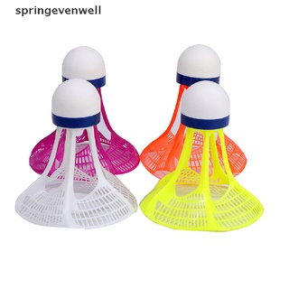 สินค้า [springevenwell] ใหม่ ลูกขนไก่ไนล่อน พลาสติก ทนทาน 3 ชิ้น ต่อแพ็ค