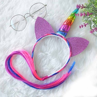 MeeMeebaby   ชุดที่คาดผมและถุงมือเด็ก ลายยูนิคอร์น สีสันน่ารัก ราคาถูกมากก