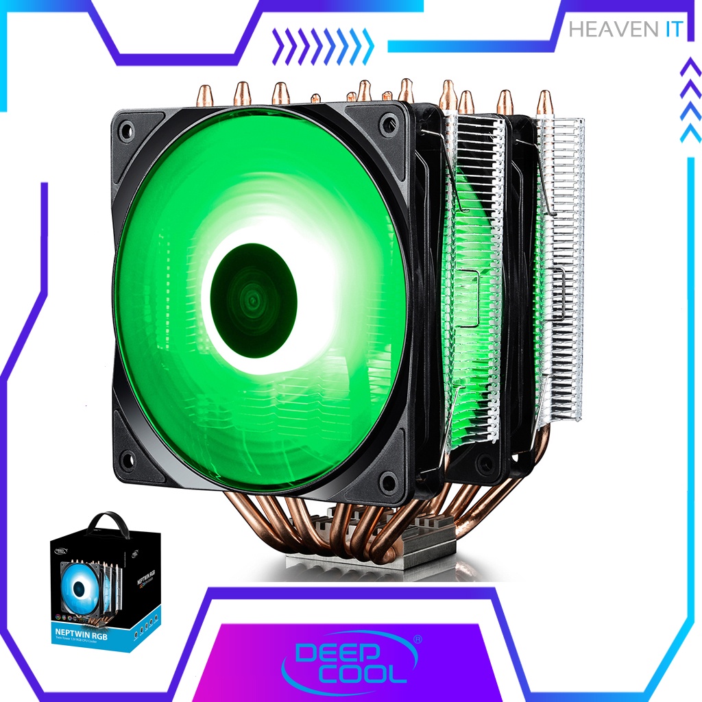DEEPCOOL - CPU COOLER NEPTWIN RGB พัดลมซีพียู รับประกัน 1 ปี | Shopee ...