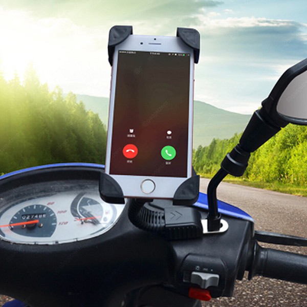 Yoke 20 Motorcycle Nut Mount & TiGRA MountCase Holder for Apple iPhone 6S (4.7