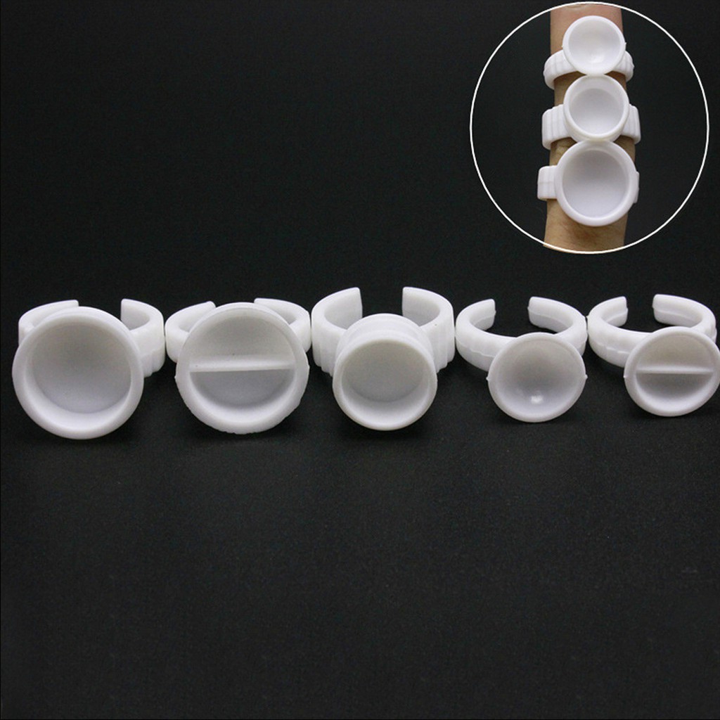 100pcs-grafting-eyelash-glue-pallet-permanent-makeup-ring-tattoo-cup-ink-tattoo-paint-sticker-holder-ring-container