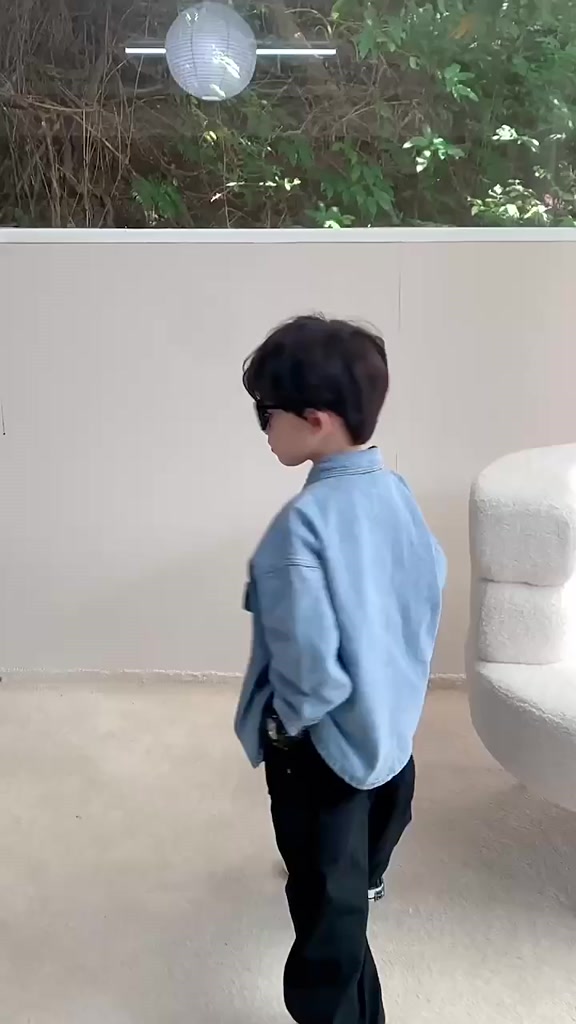 เสื้อยืดคอกลม-แขนยาว-ผ้าฝ้ายแท้-สไตล์เกาหลี-สําหรับเด็ก-90-150-ซม