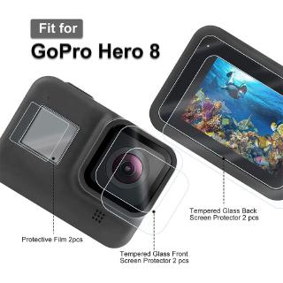 สินค้า ฟิล์มกันรอยหน้าจอ 3 ชิ้นสำหรับ GoPro Hero 8