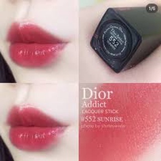 Beauty-Siam แท้ทั้งร้าน !! DIOR ADDICT LACQUER STIVK LIP FULL SIZE 3.2 G. #552