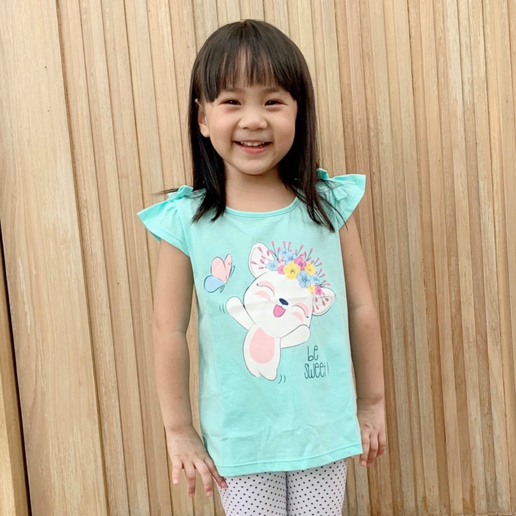 eclat-เสื้อยืด-คอกลม-แขนกุดแบบระบาย-มีโบว์หัวไหล่-เด็กผู้หญิง1-6ปี-ผ้าคอตตอนเจอร์ซี่-เนื้อผ้านุ่ม-เบา-sku-6628