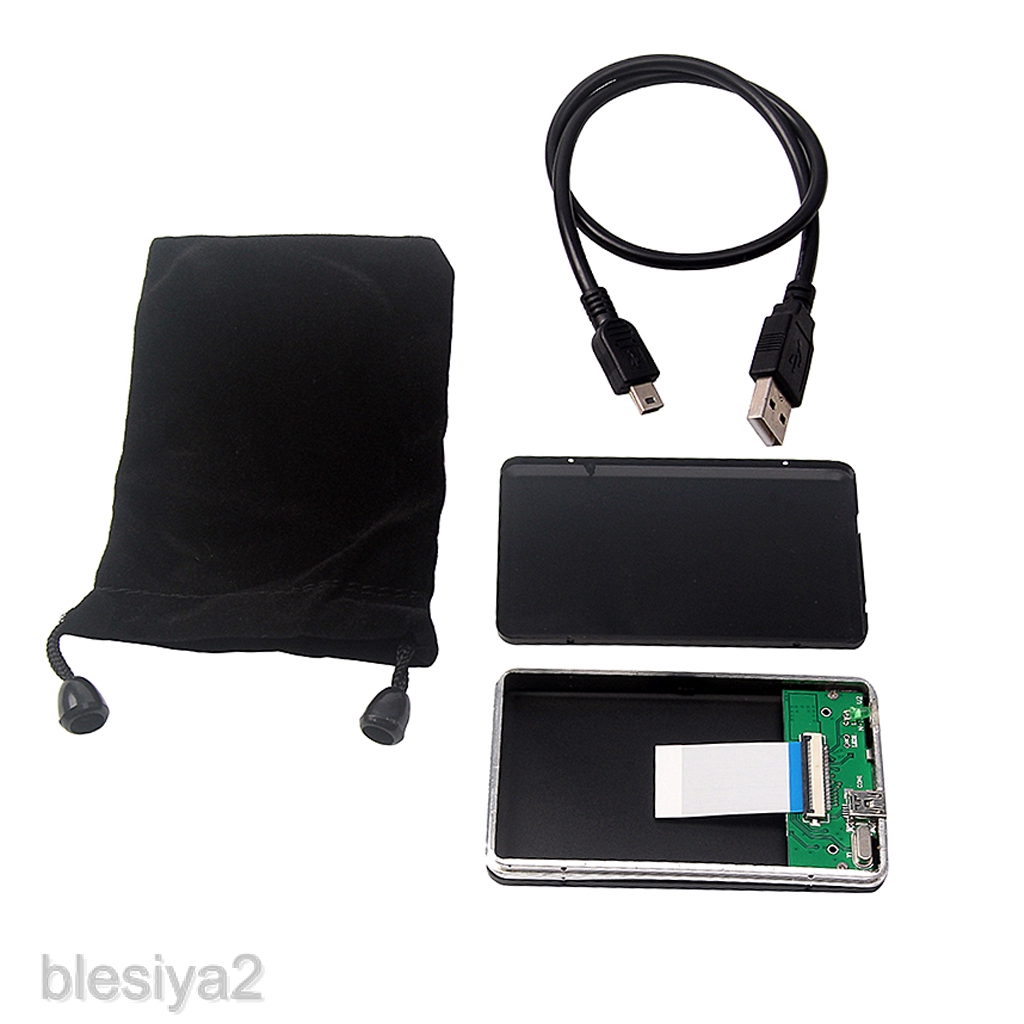 ภาพหน้าปกสินค้าExternal Hard Drive Caddy 1.8" USB 2.0 to CE ZIF Case HDD Enclosure for PC จากร้าน blesiya2.th บน Shopee