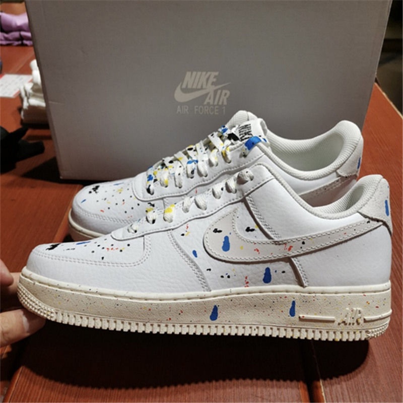 air-force-1-white-ink-splash-รองเท้าผ้าใบหุ้มข้อต่ำ