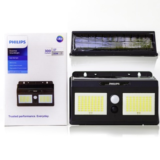 โคมไฟติดผนัง โซล่าร์ LED PHILIPS 30W รุ่น BWS010 LED300/765 30W  Philips Essential Smart Bright Solar Wall light