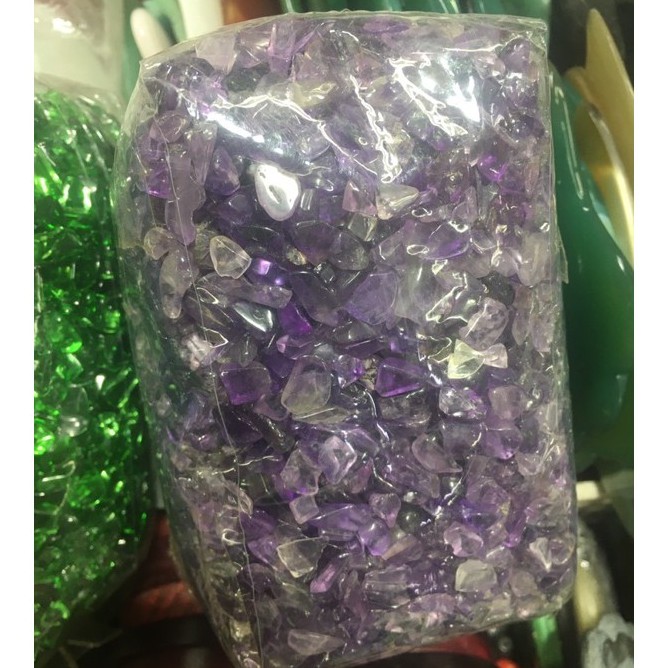 อเมทิสต์-amethyst-ขนาด-6-9-มิล-เศษหิน-950g-เศษพลอย-หินคริสตัล-โรคนอนไม่หลับ-ขจัดความเครียด-หินใส่กระบองเพชร-หินตู้ปลา