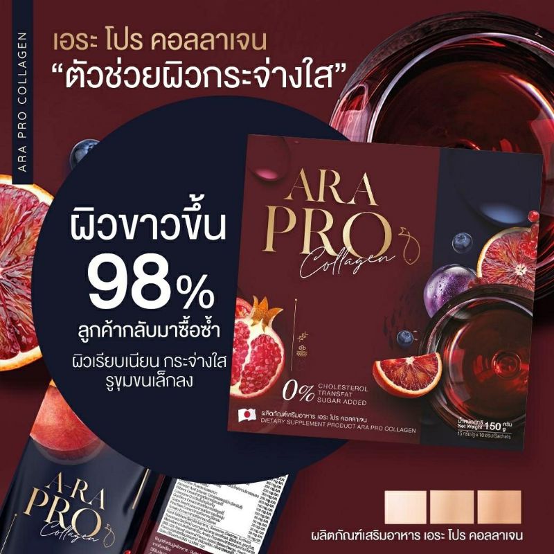 แท้-ara-pro-collagen-ตัวช่วยเพื่อผิวสวยใส