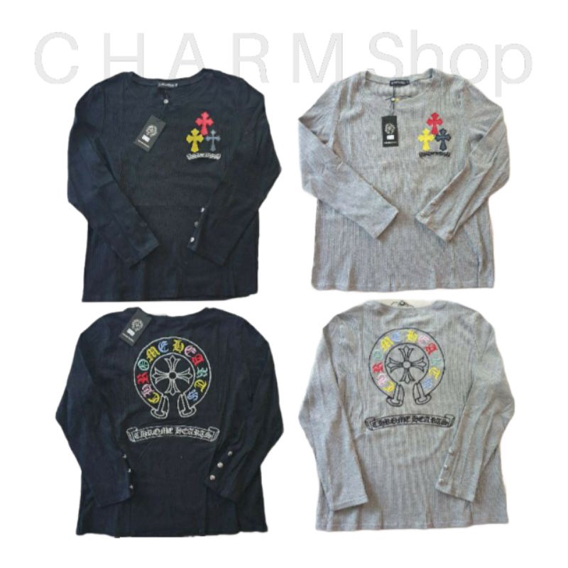 เสื้อผ้าร่อง-สกรีนchrome-hearts