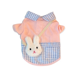 ANIMAL-GO-ROUND เสื้อผ้าเครื่องแต่งกาย สัตว์เลี้ยง, หมา, แมว, สุนัข รุ่น BUNNY BLUE BOY