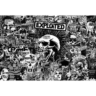 โปสเตอร์ The Exploited ดิ เอ็กซ์พลอยต์ วง ดนตรี พังก์ ร็อก สก็อตแลนด์ รูป ภาพ ติดผนัง สวยๆ poster (88 x 60 ซม.โดยประมาณ)