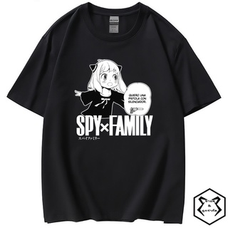 เสื้อยืดโอเวอร์ไซส์Manga Anime spy x family ลอยด์ ฟอเจอร์ อาเนีย ฟอเจอร์ ยอร์ ฟอเจอร์ cotton ฝ้าย Loid Anya Yor Bond For