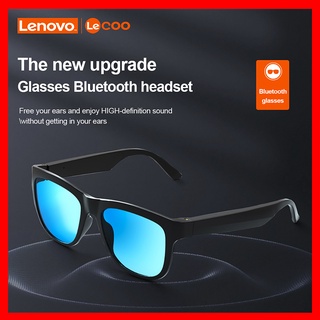 Lenovo C8 แว่นตาอัจฉริยะ บลูทูธ 5.0 แว่นกันแดดเพลง HIFI หูฟังไร้สาย แว่นตาขับรถ หูฟังโทรได้ พร้อมไมโครโฟน HD
