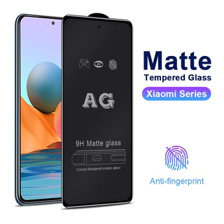 AG ฟิล์มกระจก ด้าน Xiaomi Mi 9T 10T 11T 12T 11 Lite Poco F2 F3 F4 X3 X4 X5 M3 M4 Pro Redmi Note 7 8 9 9S 10 10S 11 11S 12 12S 9A 9C